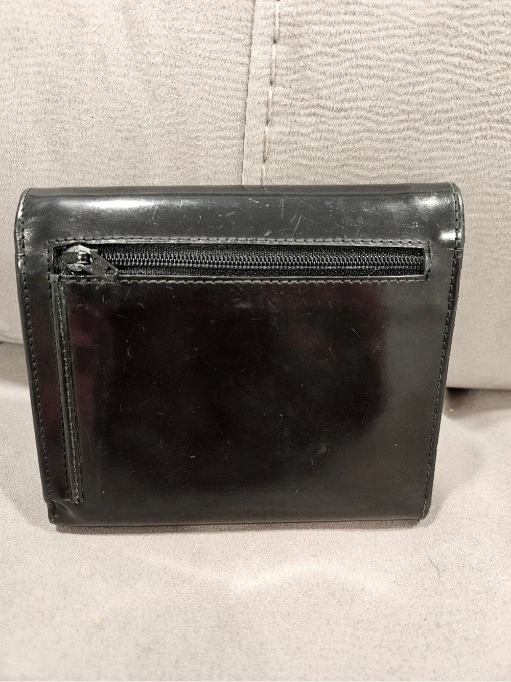Vintage Prada Spazzolato  Leather compact wallet